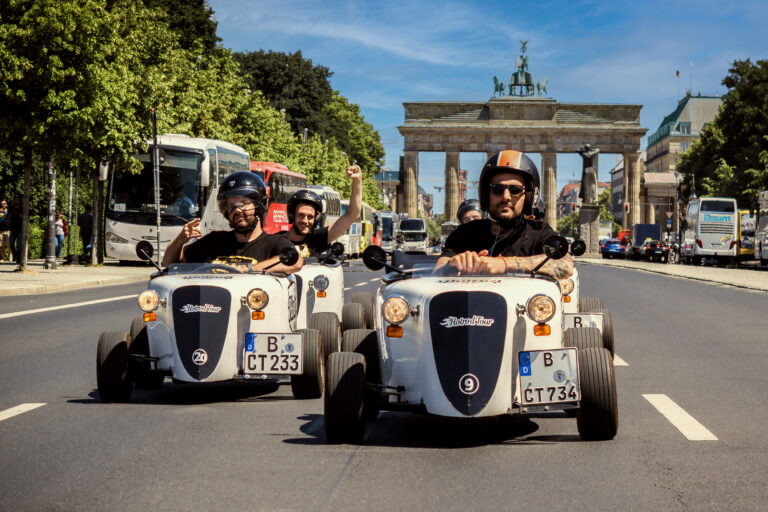 Hotrod Tour zum Brandenburger Tor