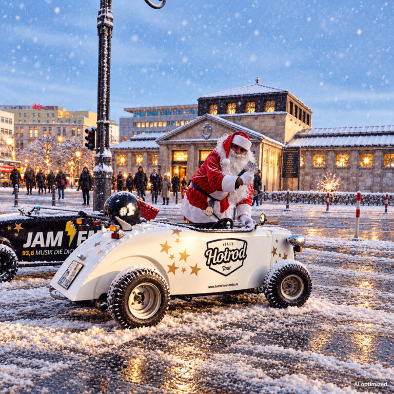 Geschenkidee für Weihnachten: Hotrod Tour Berlin als Gutschein